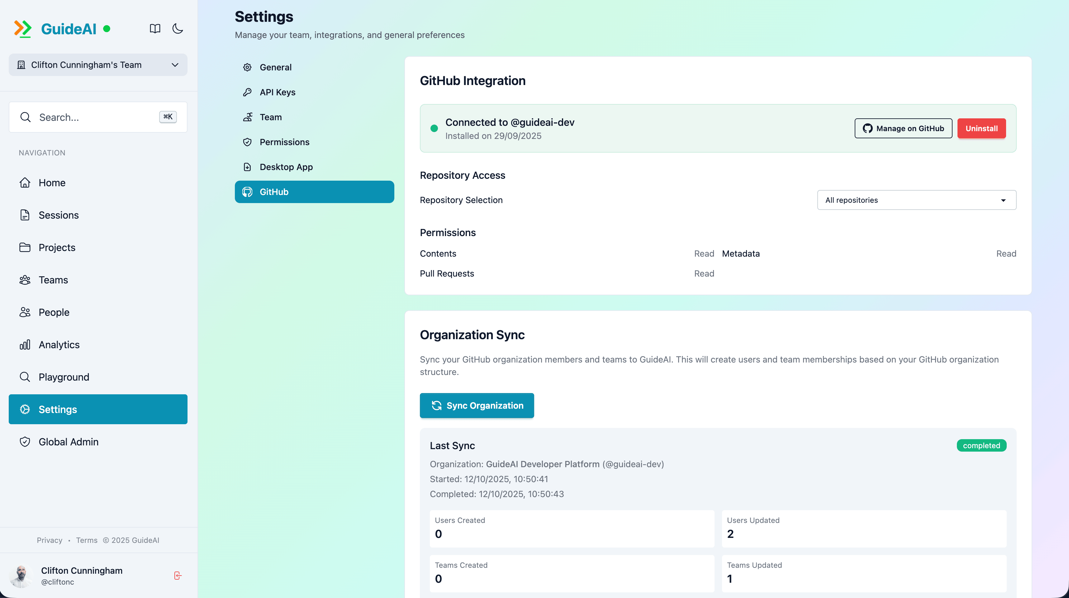 GitHub Integration