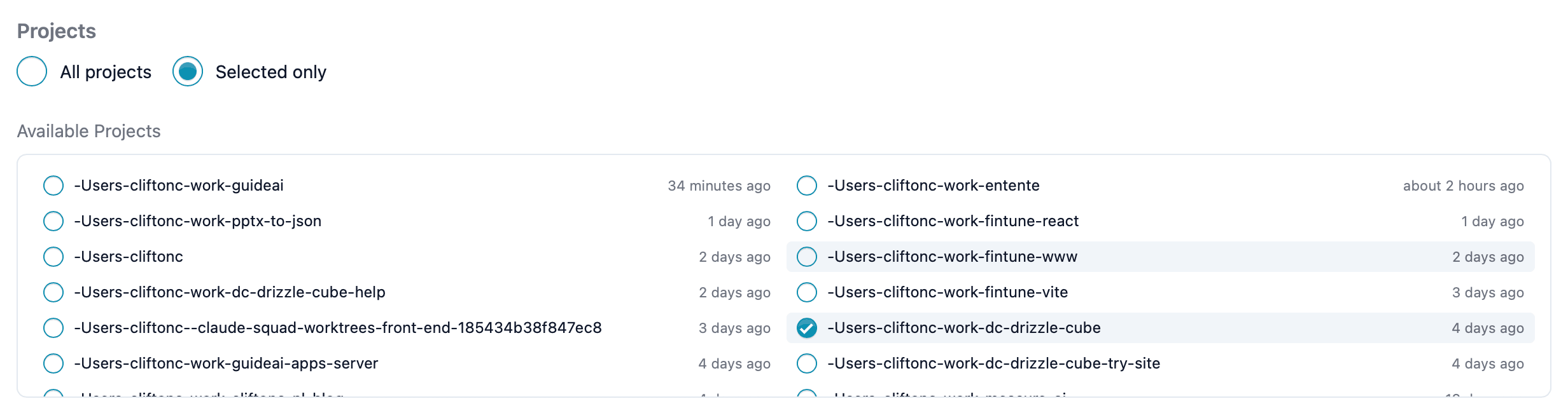 Privacy Sync Controls